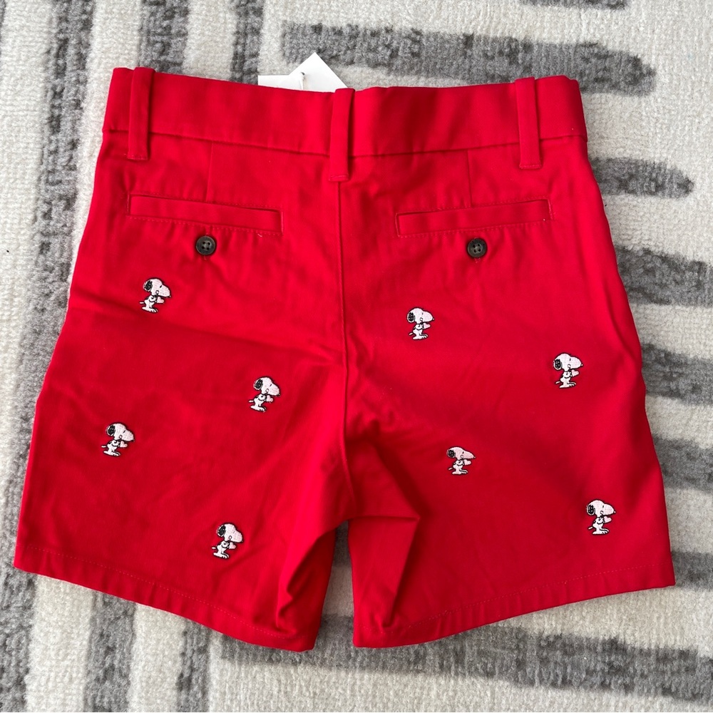 NWT Janie & Jack x Snoopy Red Shorts - Picture 2 of 6